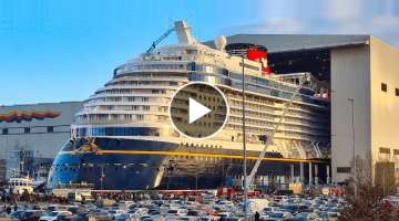Big Ship Launch - Float Out of Cruise Ship
